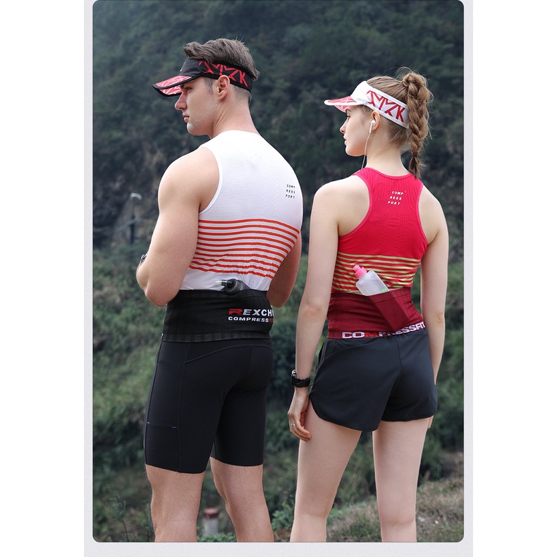 Bbb polyester dệt kim thoáng khí dung tích lớn gói thắt lưng thể thao ngoài trời