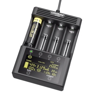  Bộ sạc đa năng Liitokala Lii-600 Test Pin Ni-MH Li-ion 18650 3.7V 18350 18500 21700 26650 AA AAA 