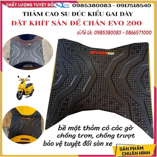 Thảm lót chân vinfast evo 200 thảm evo200 xe điện thảm để chân vinfast evo 200 phụ kiện evo 200 mới 2022 mẫu gai