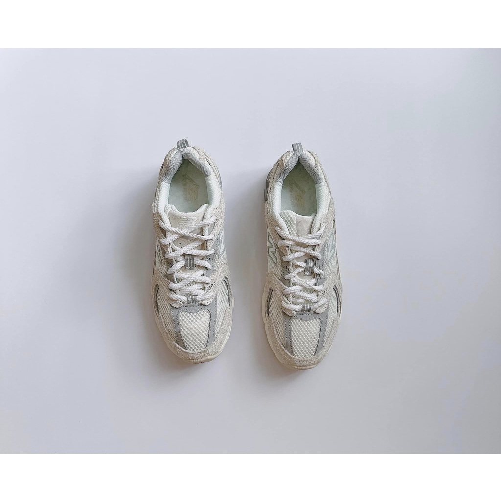 Giày New Balance 530 chính hãng màu be - da lộn suede