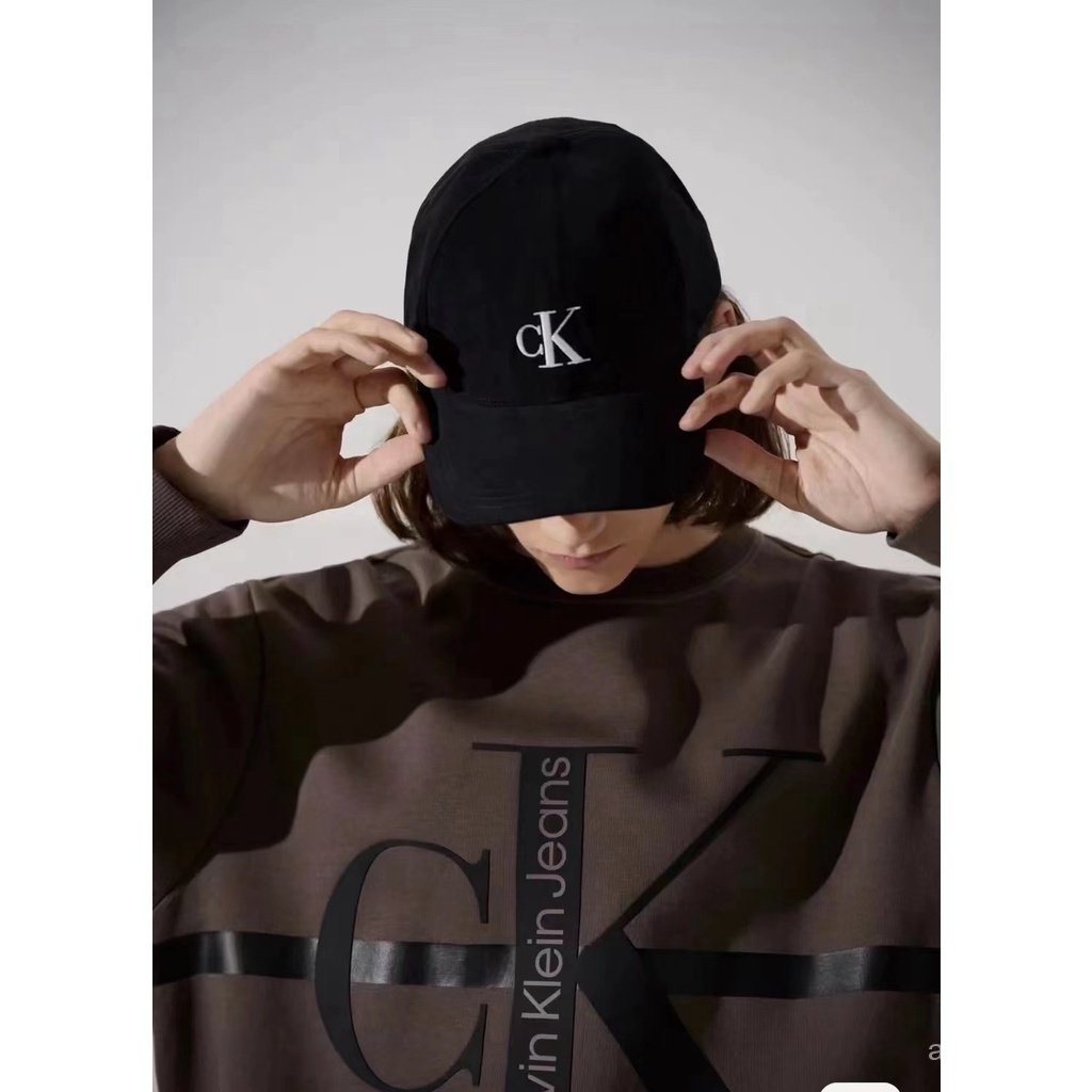 Mũ Lưỡi Trai Ck Thêu Họa Tiết Phong Cách Unisex 4YRB