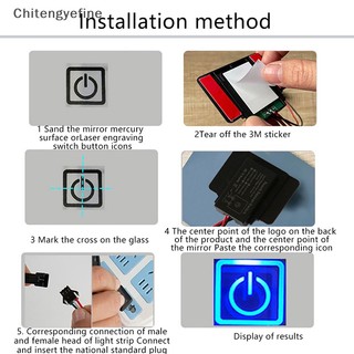 Ctye led dimmer 12-24v touch sensor switch 5a touch dimmer for bathroom mirror light fine
