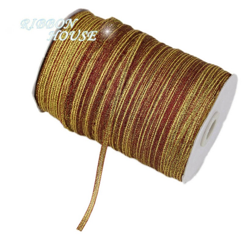 Cuộn Dây Ruy Băng Kim Tuyến 40m 1/8''