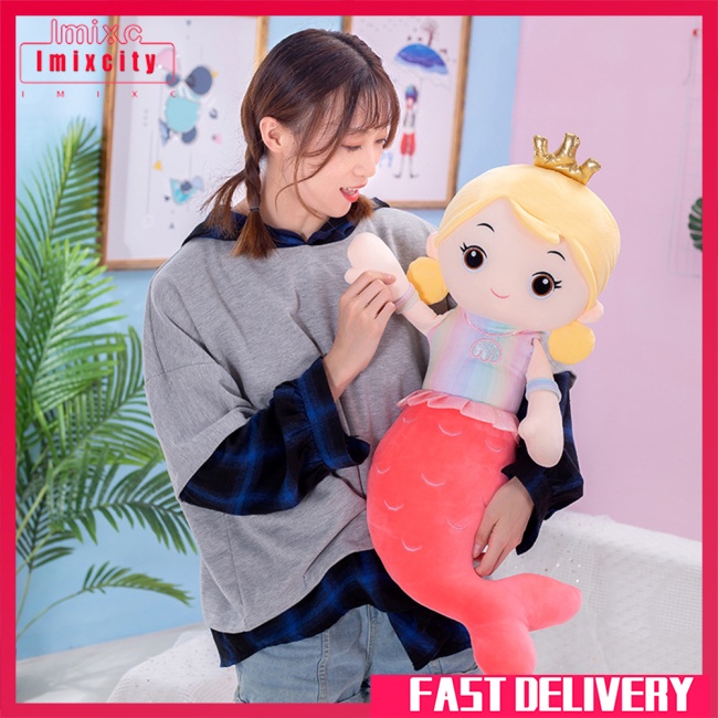 Imixcity dễ thương nàng tiên cá công chúa búp bê cô gái sáng tạo phim hoạt hình sang trọng món quà sinh nhật cho bé gái