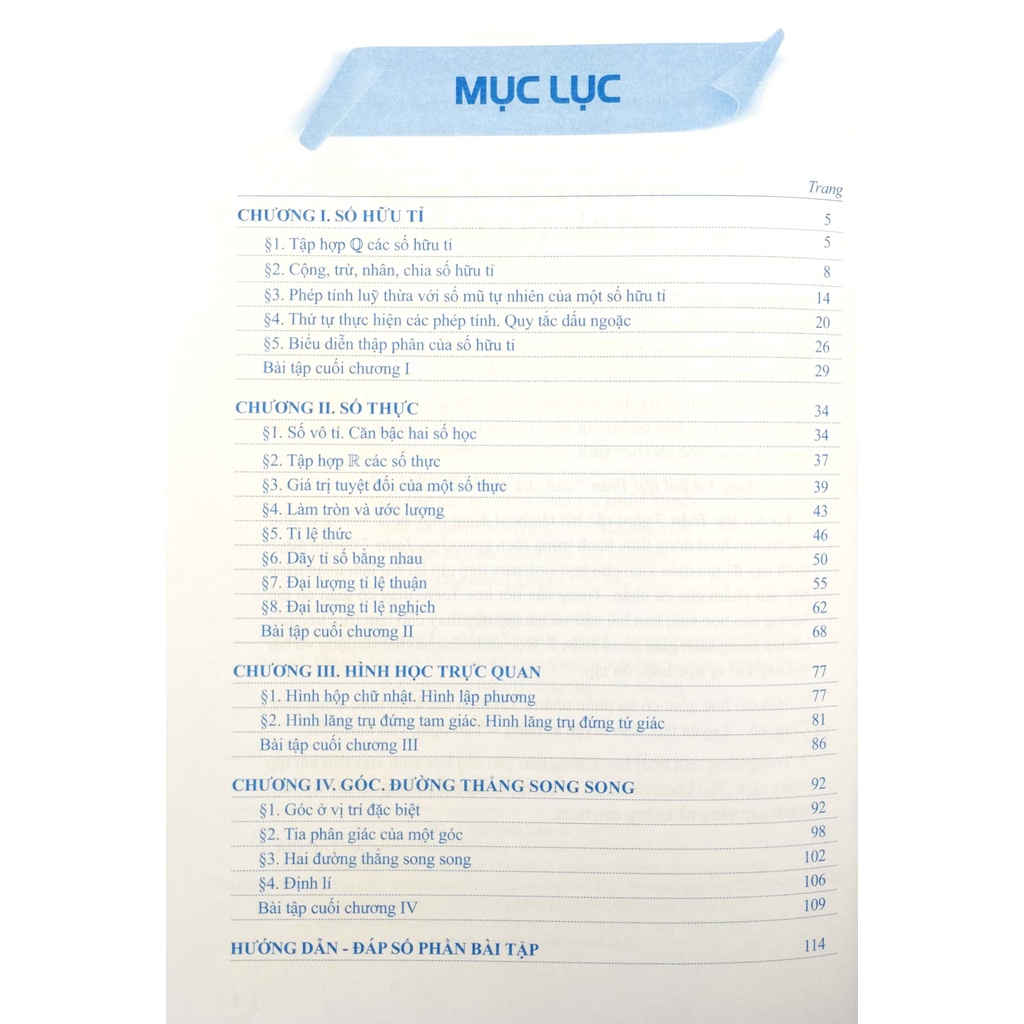 Sách Vở Bài Tập Toán 7 - Tập 1