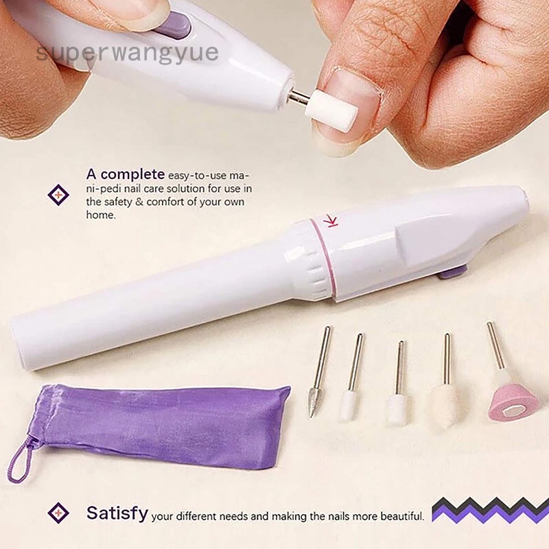 Wy1 bộ giũa móng tay điện chuyên nghiệp cho máy đánh bóng móng tay acrylic gel đánh bóng