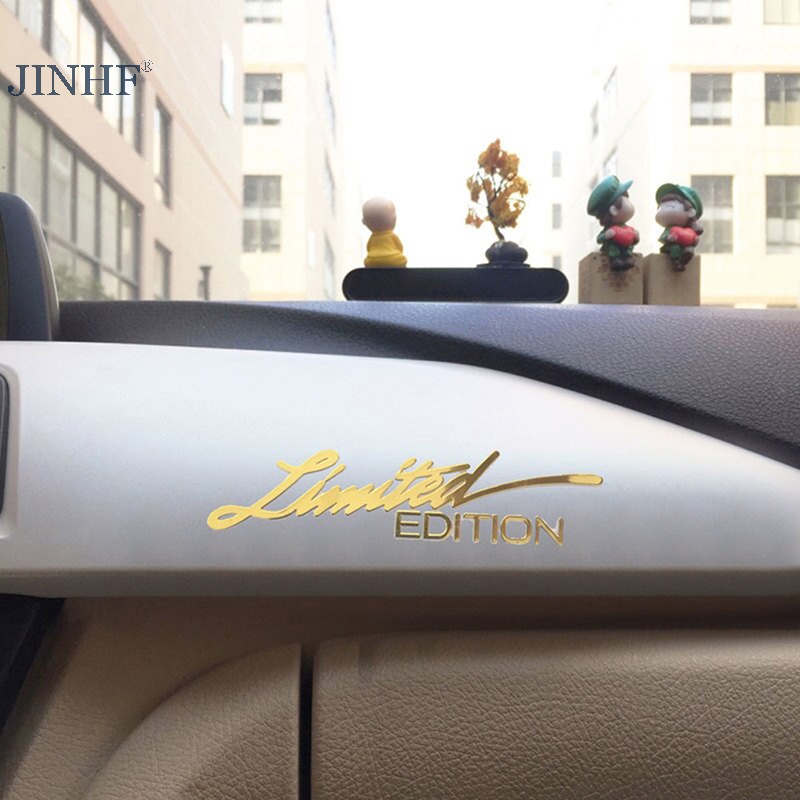 Jinhf phiên bản giới hạn dán biểu tượng 3d dán kim loại sáng tạo thân xe cửa sổ xe máy điện thoại di động đề can máy tính xách tay phụ kiện trang trí xe hơi hot