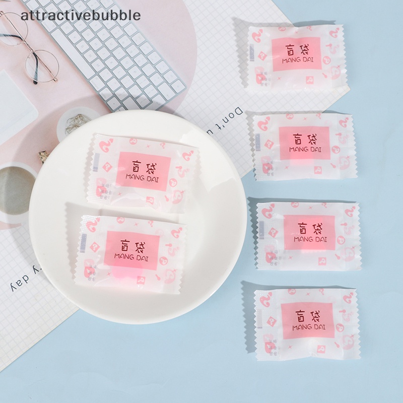 Atvn 10 cái nhà búp bê siêu thị thu nhỏ túi mù đồ chơi mô hình thực phẩm thu nhỏ martijn