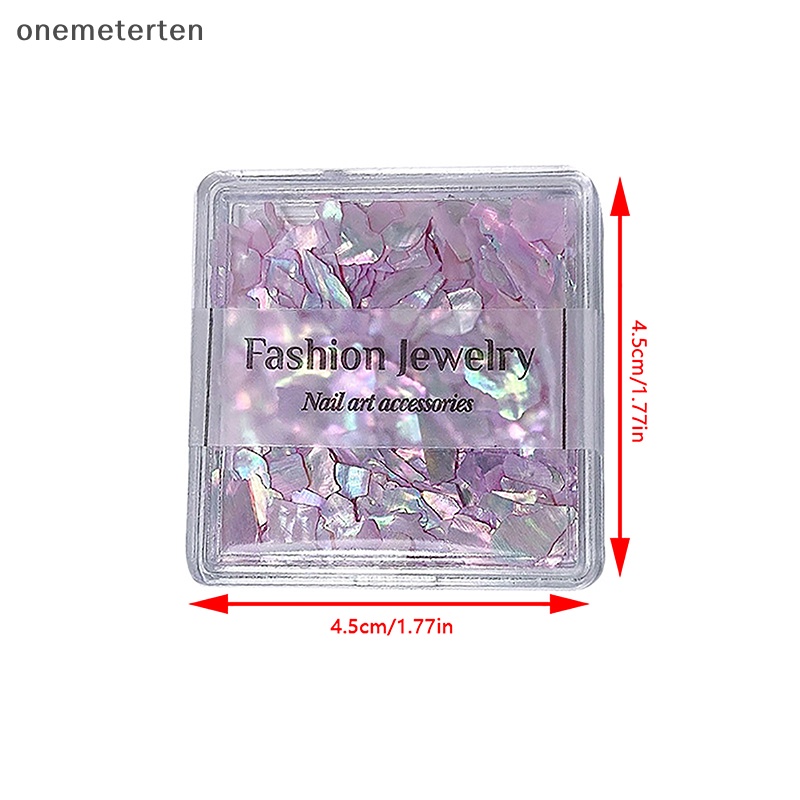Rten aurora nail shell sequins lấp lánh gradient symphony polarized flakes symphony abalone shell diy nail decoration n