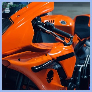 Pop universal motorcycle front fairing cowl side winglet wind fin spoiler trim cover