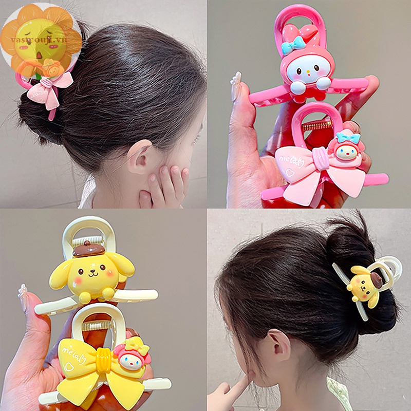 SANRIO Vastji Kẹp Tóc Hình Cá Mập kuromi my melody cinnamoroll Đáng Yêu Cho Bé vn