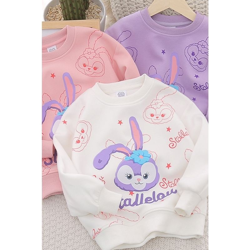 Cô gái áo len mùa xuân thu thu phong cách mới mẫu giáo trẻ em phim hoạt hình thời trang đáy áo sơ mi hàng đầu trẻ em quần áo hợp thời trang