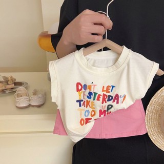 Ready stock summer phong cách mới dễ thương thư giản dị phù hợp với phiên bản hàn quốc cô gái thời trang ngọt ngào bộ đồ cô gái bộ đồ thể thao cô gái bộ đồ mùa hè bộ đồ cô gái bộ đồ cô gái phiên bản hàn quốc