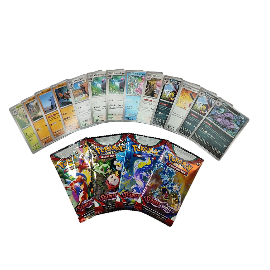324 cái thẻ pokemon tiếng anh scarlet violet trading game card series booster box collections đồ chơi cho trẻ em