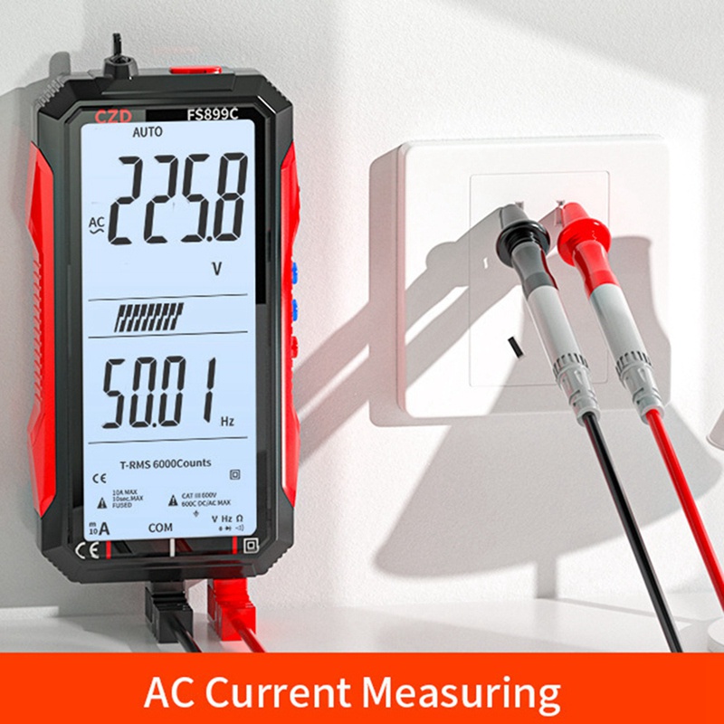 Vạn Năng Kế Kỹ Thuật Số 4.7Inch Tự Động Đếm 6000 AC DC