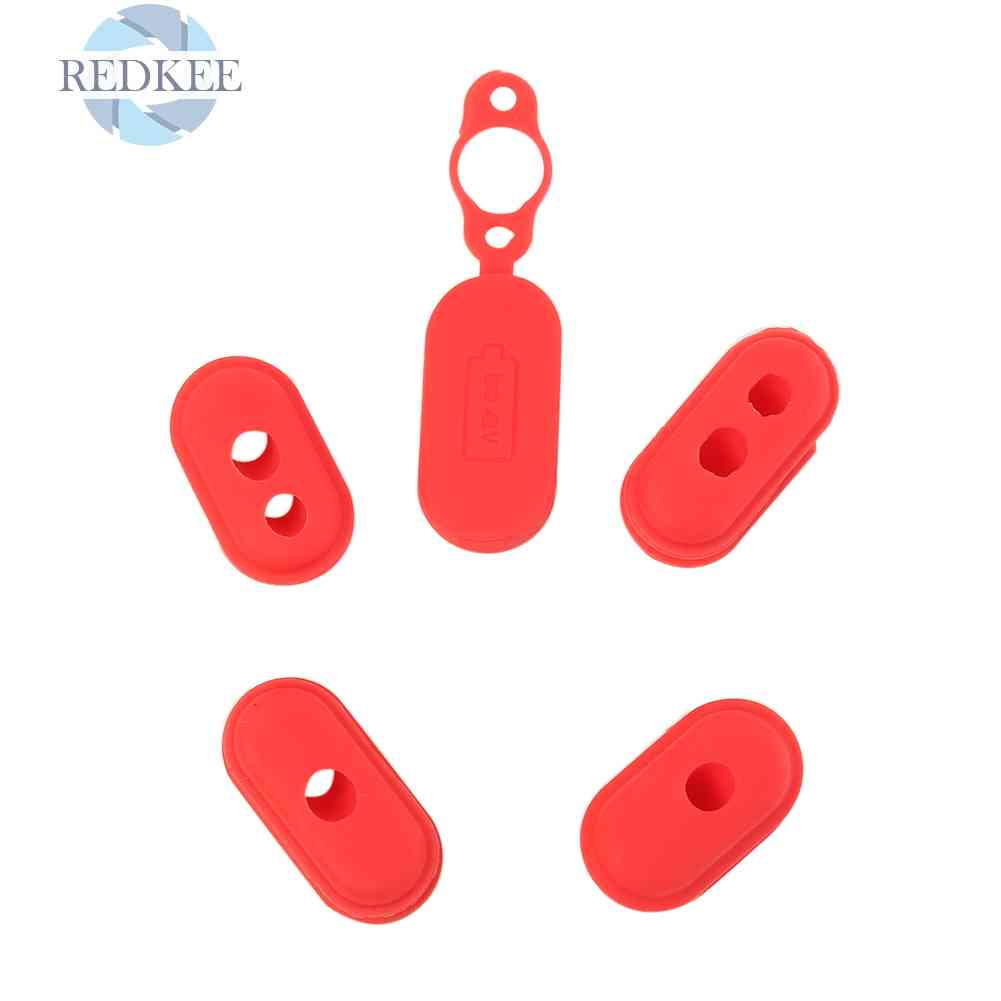 Bộ 4 Nắp Silicone Đậy Cổng Sạc Chống Bụi Cho Xe Điện M365