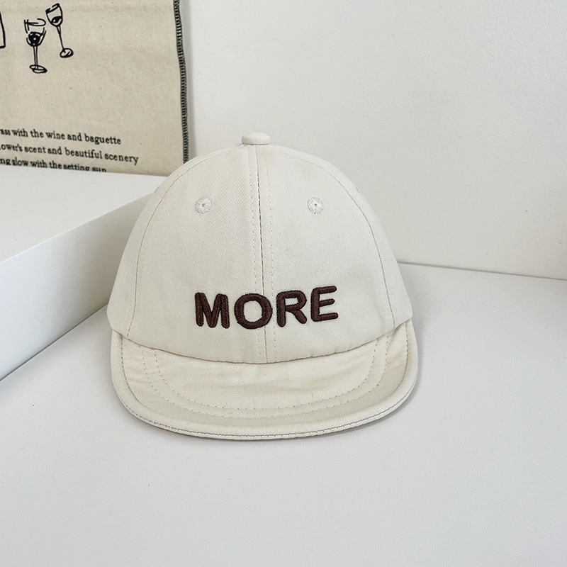 Nón Lưỡi Trai Mềm Thêu Chữ Phong Cách Hàn Quốc Cho Bé