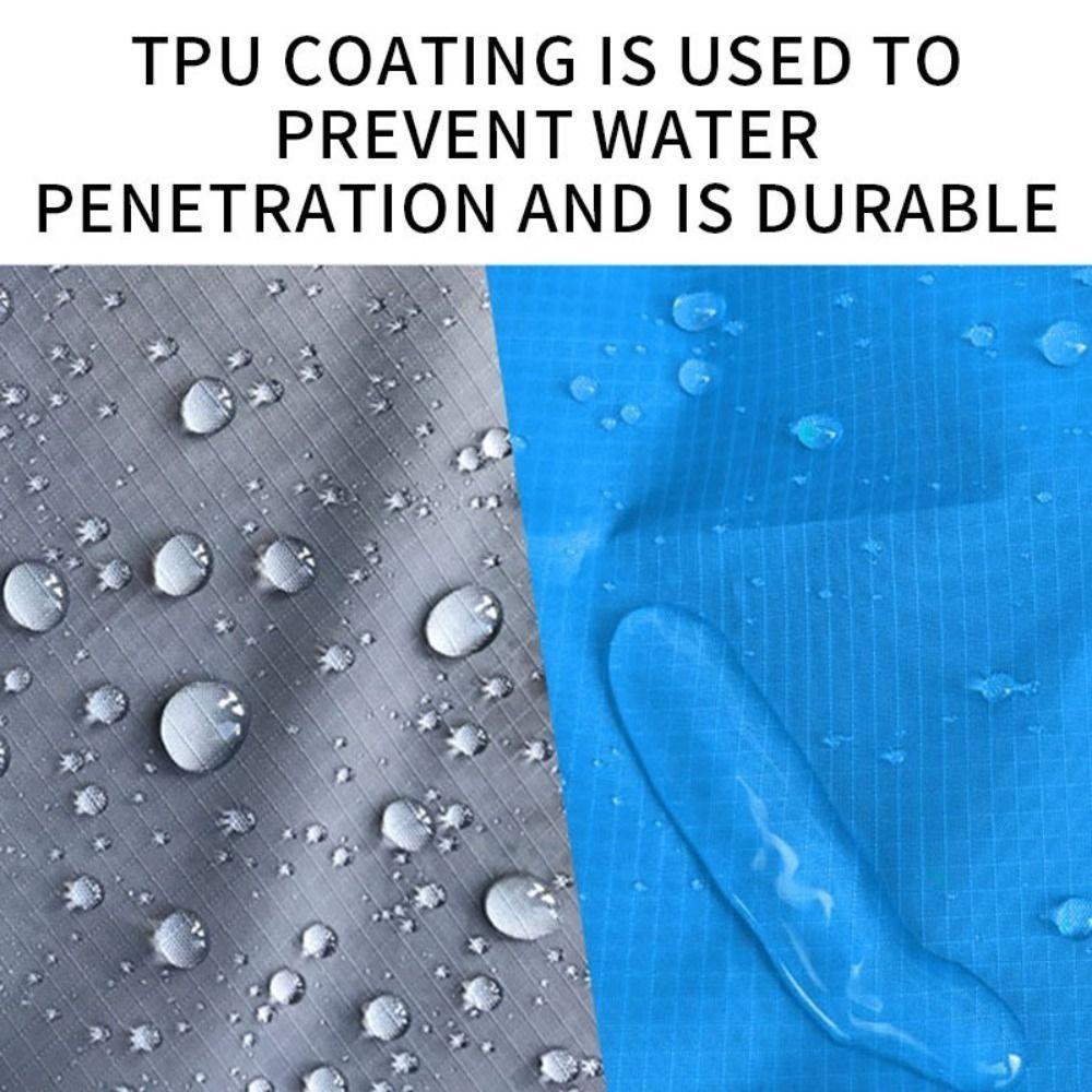 Tấm Thảm Trải Bãi Biển Di Động Màu Đen Chống Nước Chống Cát Chống Cát Có Thể Gập Gọn Và Túi Lớn