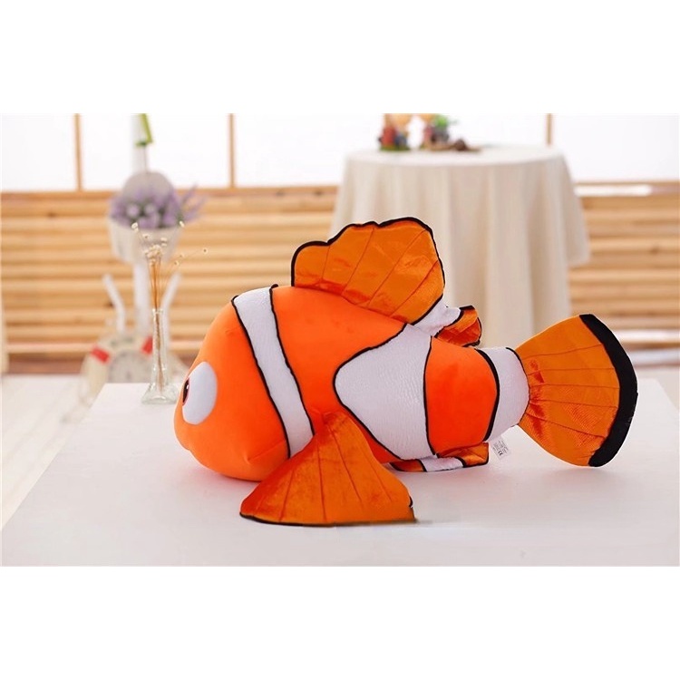 Thú Nhồi Bông Hình Cá Hề Nemo Đáng Yêu 25cm