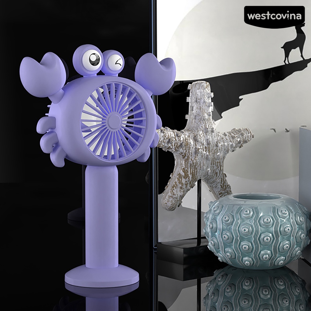 [COD]♋Quạt Để Bàn Cầm Tay 3 Tốc Độ Bằng ABS Chống Ồn Có Thể Điều Chỉnh