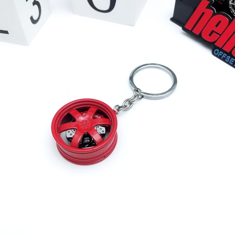 Mâm Bánh Xe Te37 Bằng Kim Loại Có Móc Khóa Trang Trí Xe Hơi