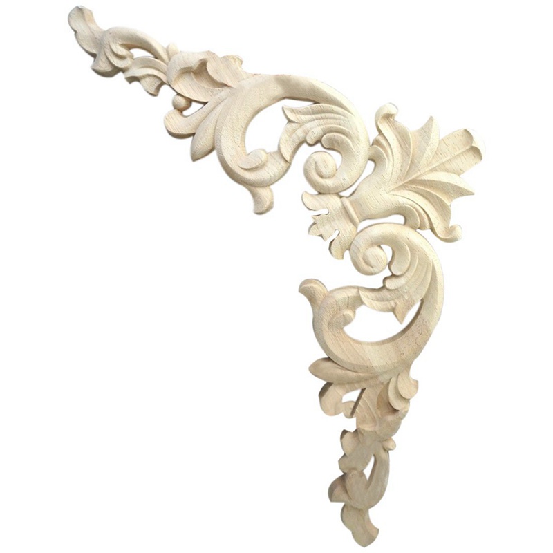 1 Miếng Cao Su Gỗ Chạm Khắc Tinh Xảo 15 X 15cm &amp; 2 Chiếc 20 X 5cm