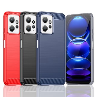 Ốp Điện Thoại Silicon Mềm Sợi Carbon Chống Sốc Cho Xiaomi Redmi Note 12 4G