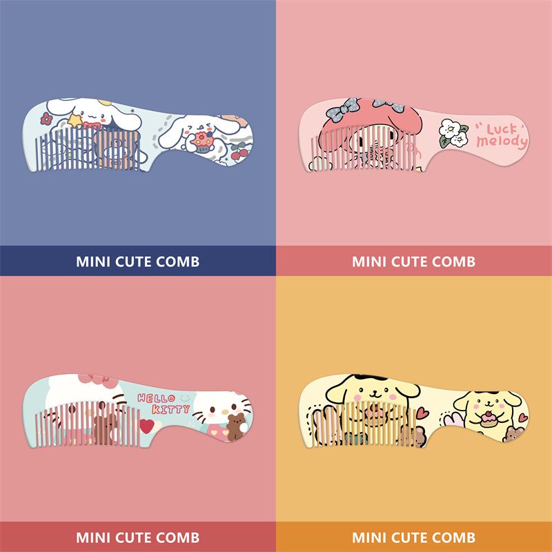 Lược Chải Tạo Kiểu Tóc In Hoạt Hình Sanrio Vui Nhộn Cho Nữ