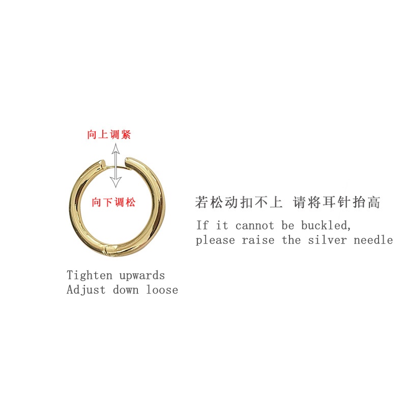 Khuyên Tai Dạng Vòng Trơn Đơn Giản Thời Trang Mới 2023