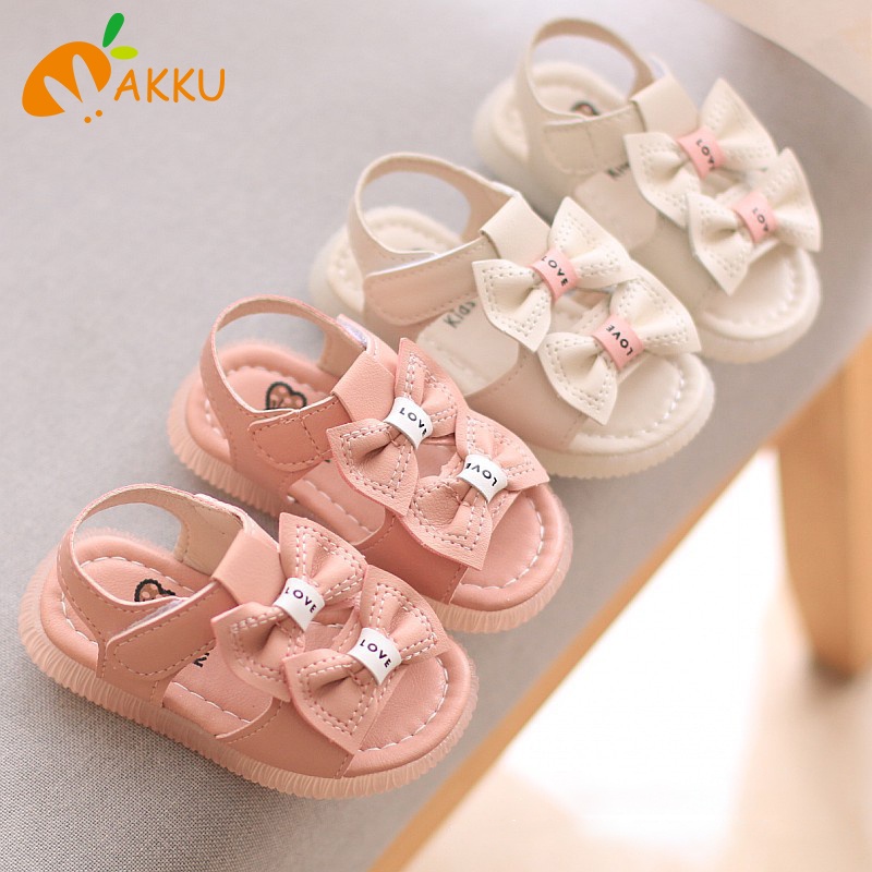 Xăng đan Công Chúa Đế Mềm Chống Trượt Cho Bé Gái