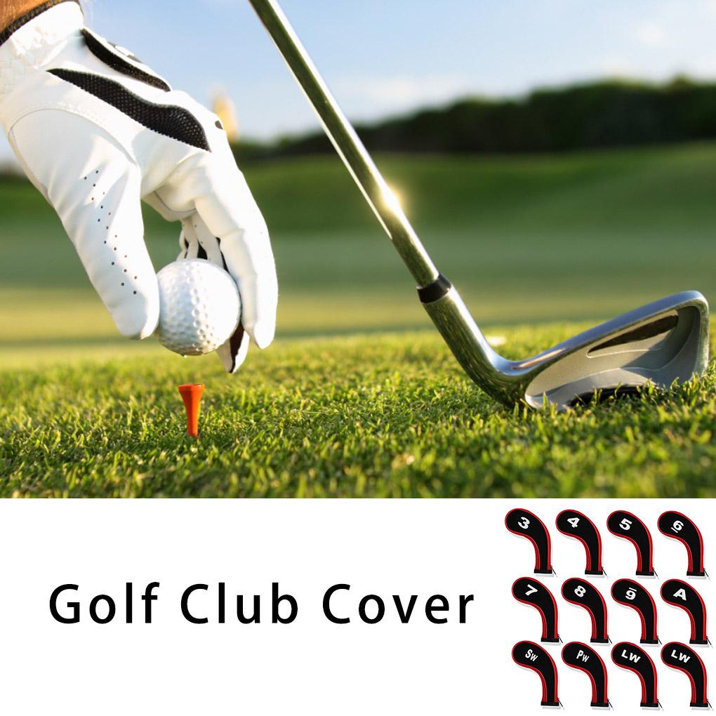 Bộ 12 Vỏ Bọc Bảo Vệ Đầu Gậy Đánh Golf Chống Mòn Tiện Dụng