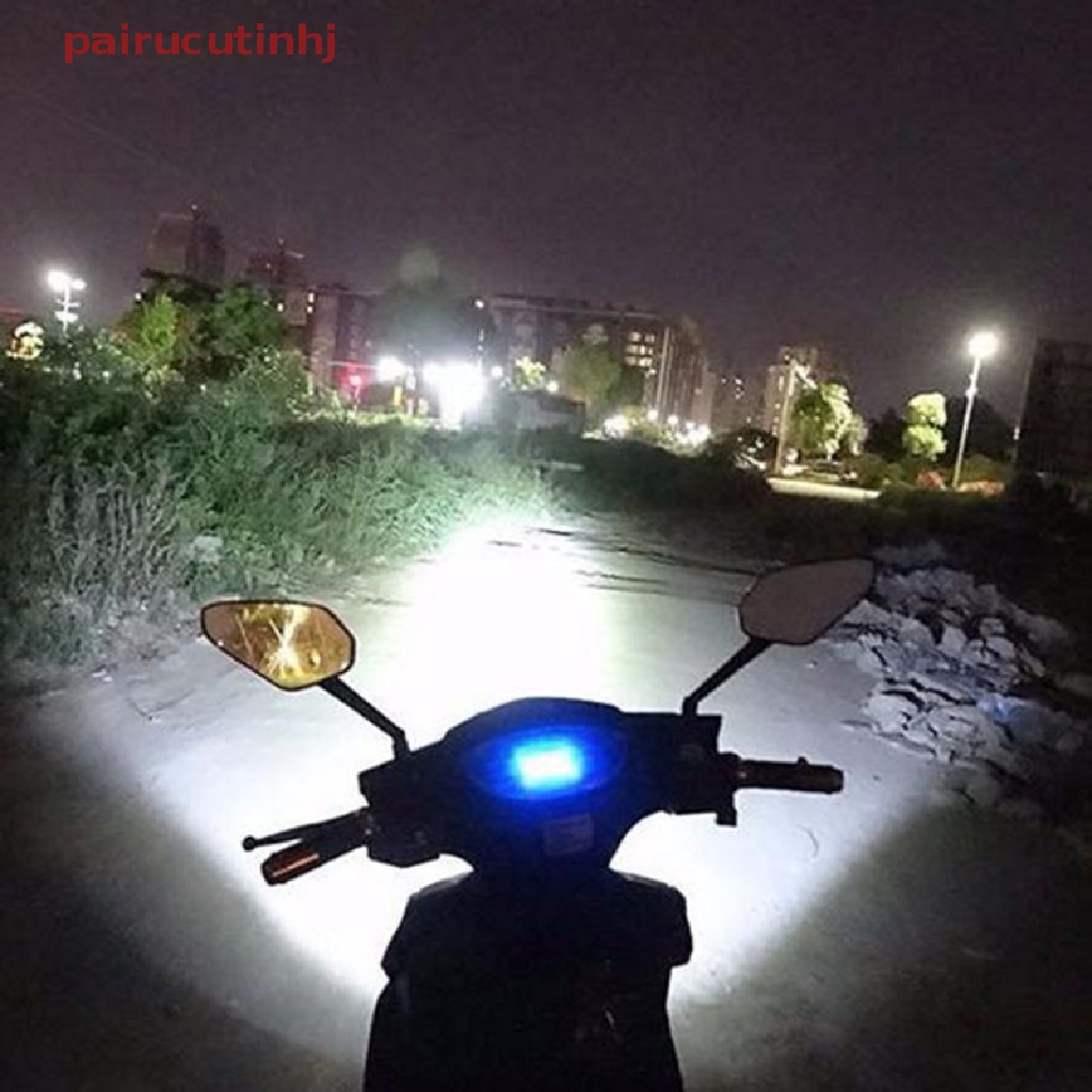 Cặp Đèn Pha 15 Bóng LED 1000LM Cho Xe Máy ATV UTV Scooter
