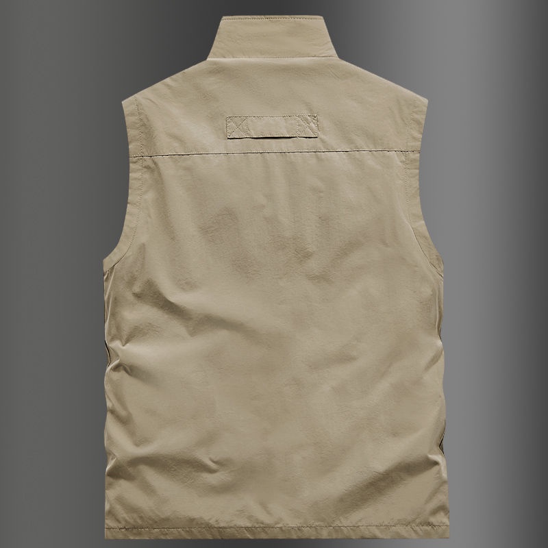 Áo Khoác Siêu Nhẹ The North Fac ℯ Cho Nam | Áo Câu Cá Ngoài Trời Nhiều Túi Mới | Áo Khoác Sát Nách Cỡ Lớn Thời Trang Xuân Thu Cá Tính