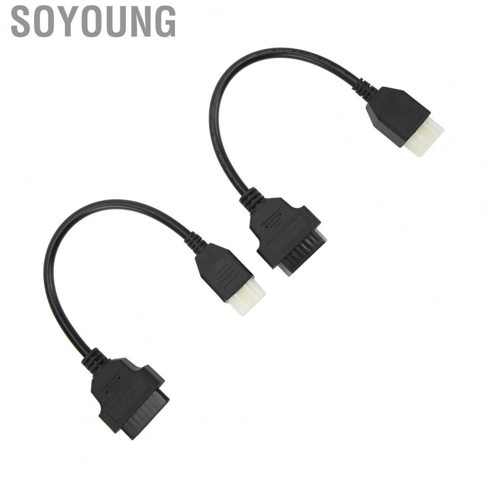 Soyoung 6 Pin OBD Connector  Diagnostic Cable Stable Structure for Motorcycle Motor