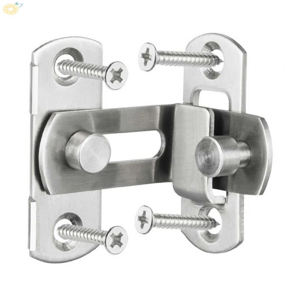 【VARSTR】Door Bolt Stainless Steel Wide Applications Easy To Assemble For On Sliding Door