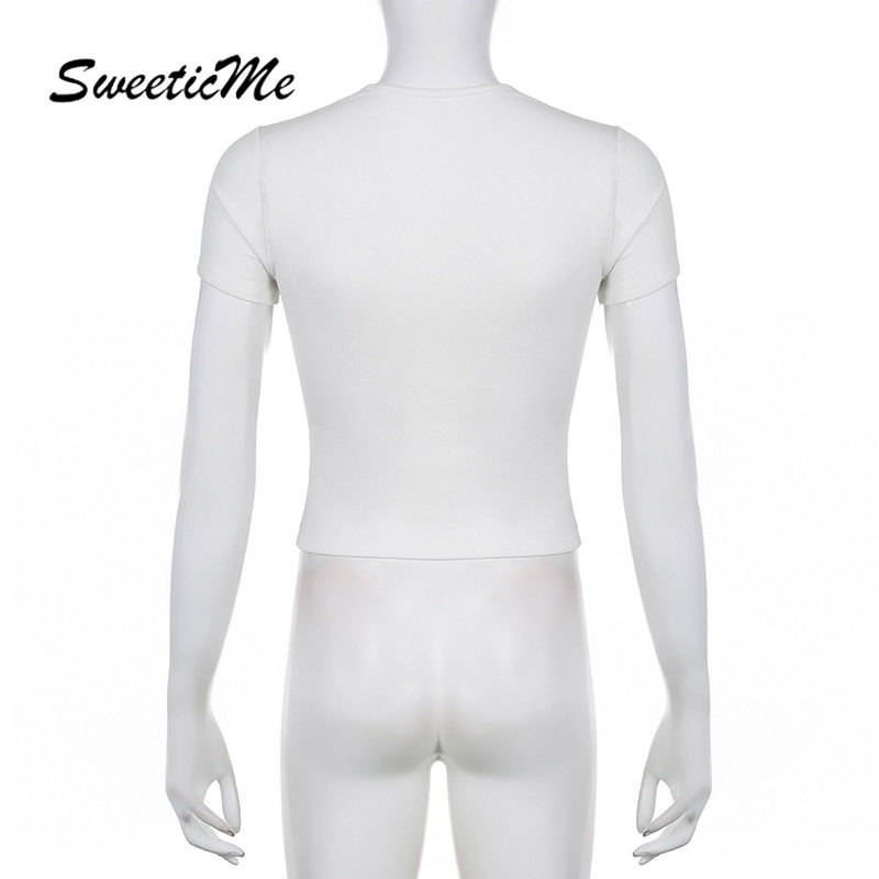 Áo Thun Tay Ngắn Cổ Vuông Phối Ren Thời Trang 2023 Cho Nữ