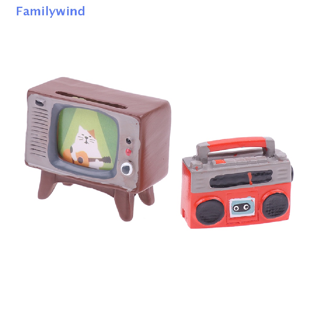 Familywind &gt; Mô Hình TV Mini Để Bàn Trang Trí Phong Cảnh