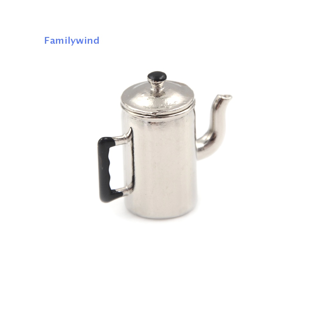 Ấm Nước Kim Loại Trang Trí Nhà Búp Bê Tỉ Lệ 1 / 12