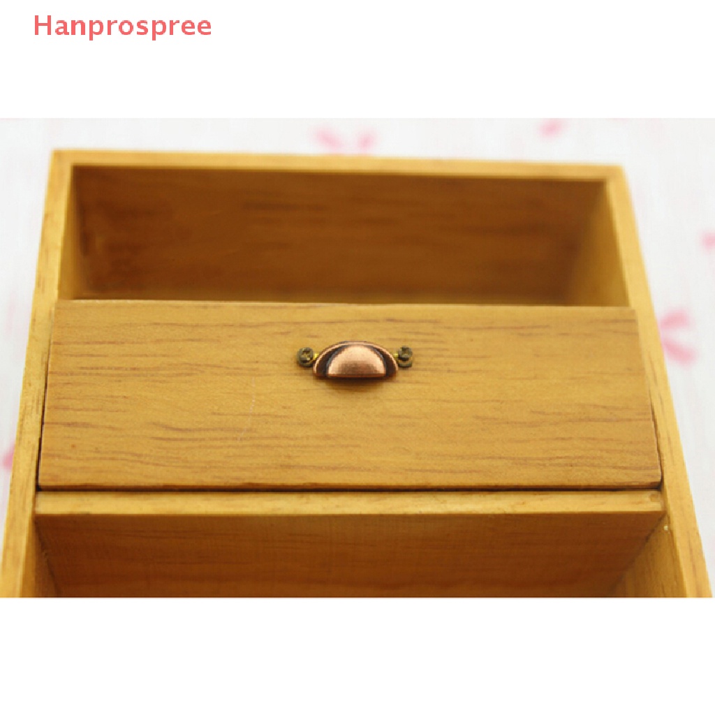 Bộ 4 Tay Nắm Ngăn Kéo Tủ Mini Tỉ Lệ 1: 12 Trang Trí Nhà Búp Bê