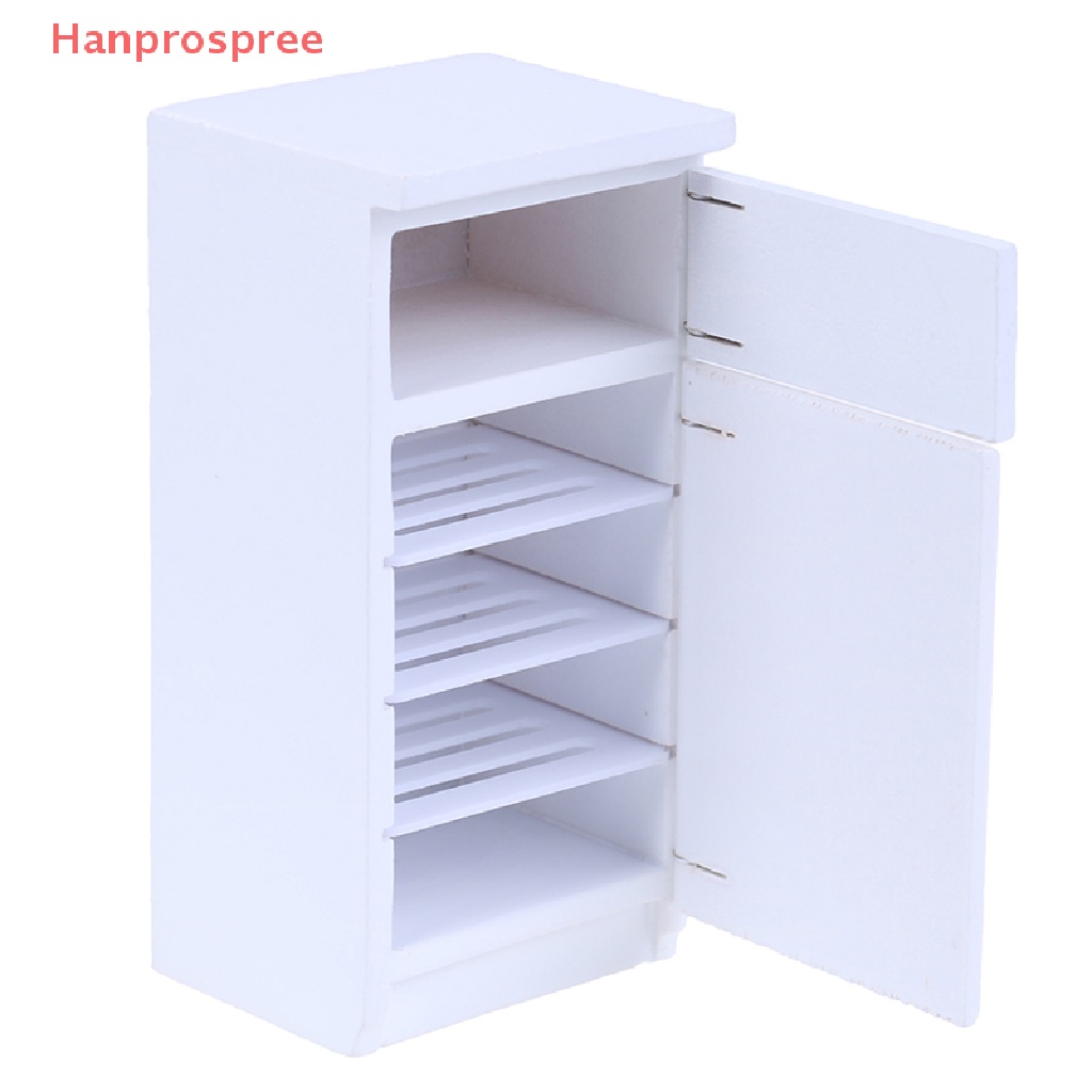 Tủ Lạnh Mini Đồ Chơi Cho Nhà Búp Bê Tỉ Lệ 1: 12