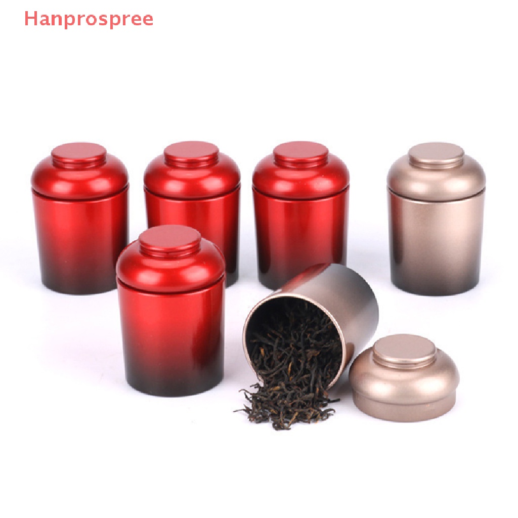 Hộp Đựng Trà Mini Bằng Sắt Dày Dặn Có Nắp Đậy Tiện Dụng