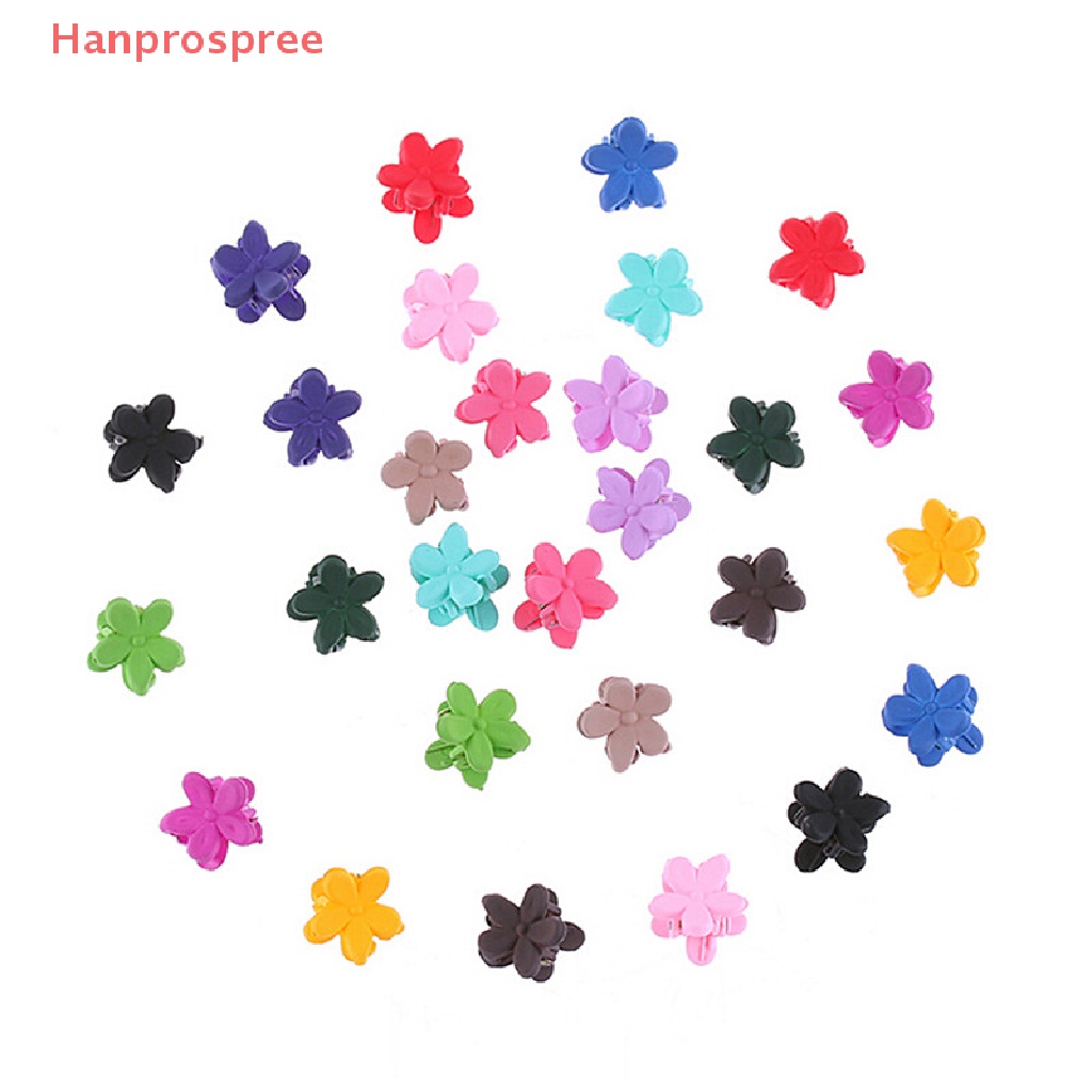 Set 30 Kẹp Tóc Hoa Mini Nhiều Màu Cho Bé Gái