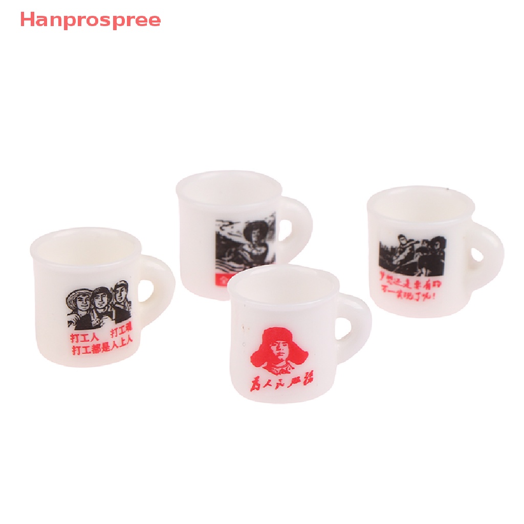 Bộ Ly Nước Mini Dễ Thương Cho Nhà Búp Bê Tỉ Lệ 1: 12