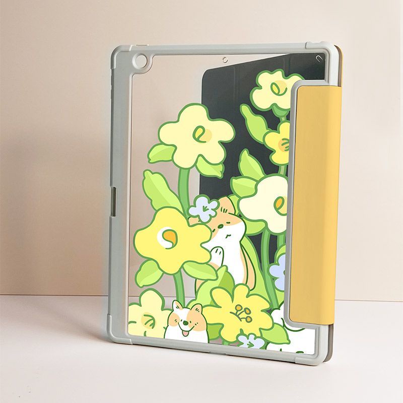 Ốp Máy Tính Bảng Bằng Acrylic Có Ngăn Đựng Bút Cho iPad gen 9 iPad gen 10 2022 iPad 2021 Pro 11 2019 2020 10.2