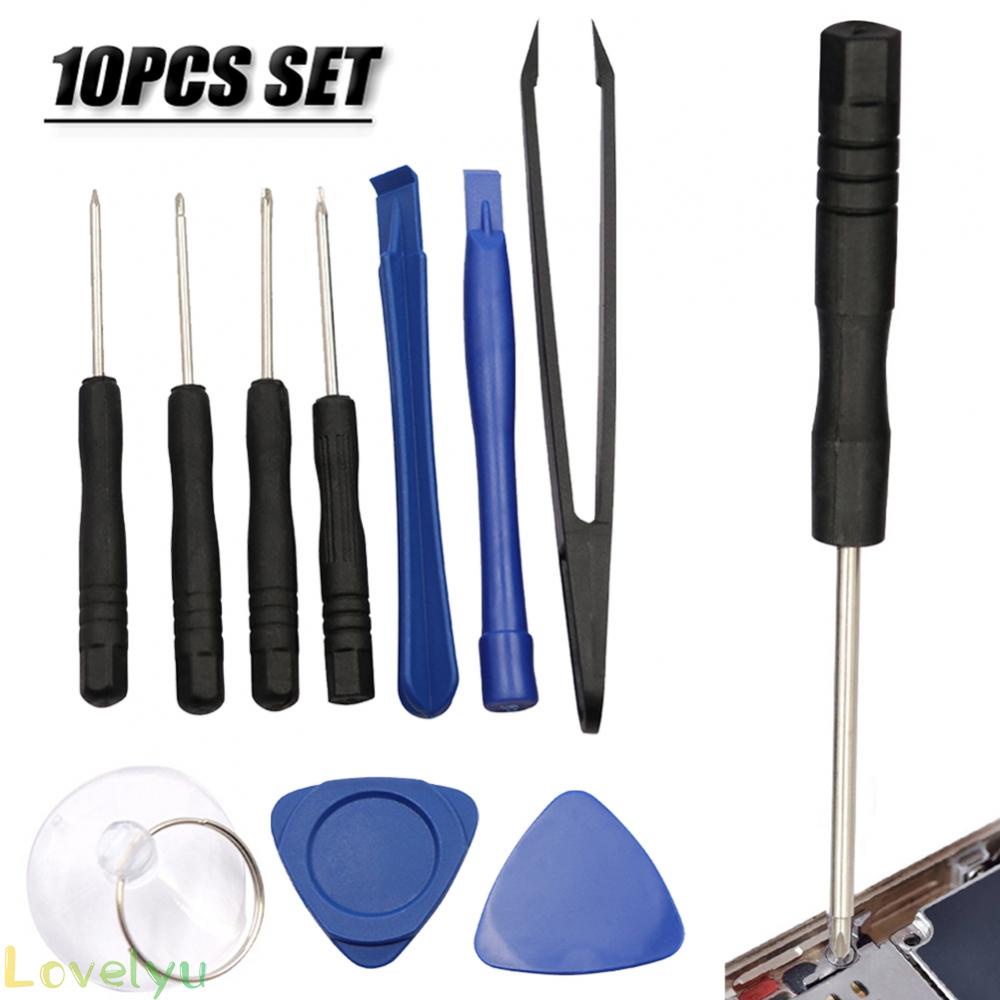 ⭐2023 ⭐10*Phone Opening Tools Kit-Crowbar Pry Bar Screwdriver Tweezers Repair Tools