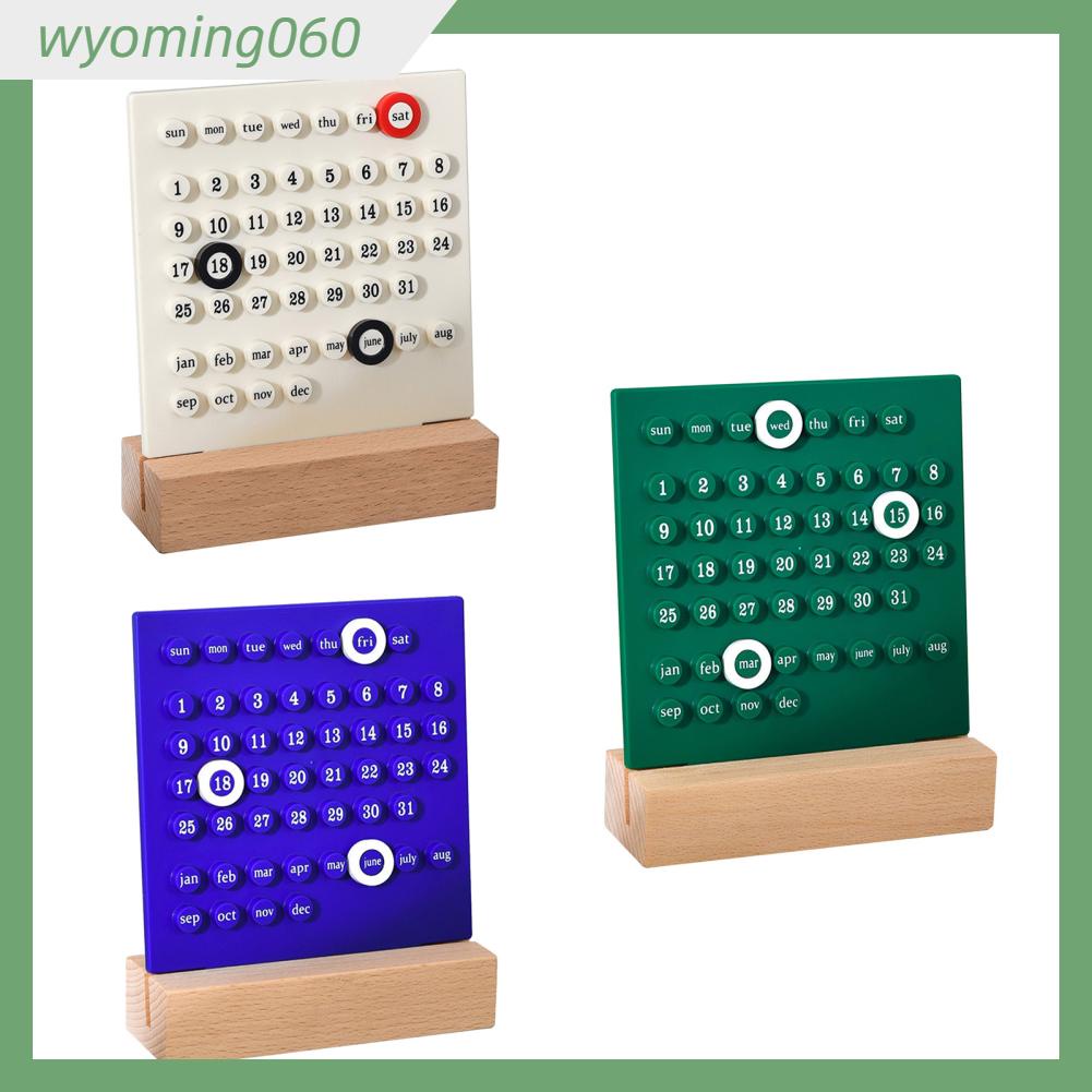 Lịch Gỗ Hoạt Động Dùng Lên Kế Hoạch Cho Trẻ Em