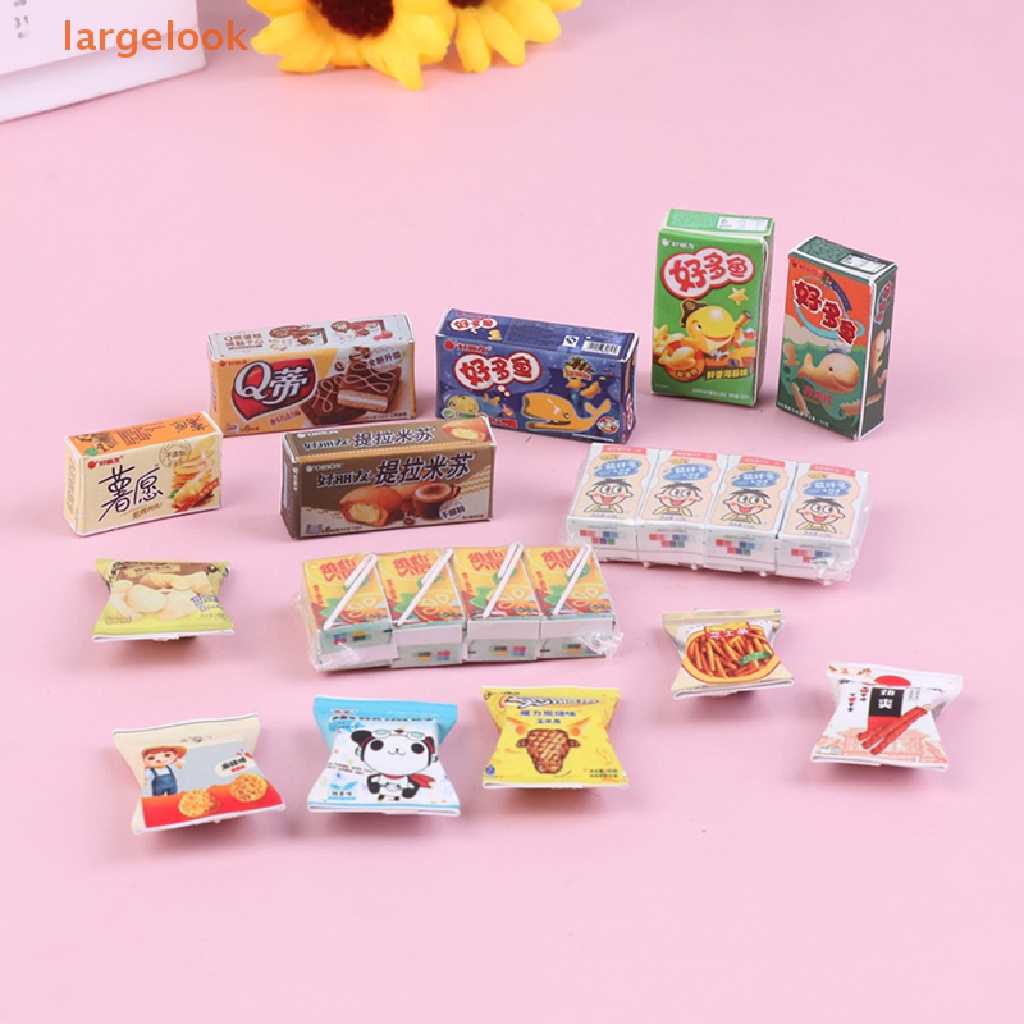 Mô Hình Hộp Bánh Mì / Thức Ăn / Siêu Thị Trang Trí Nhà Búp Bê Tỉ Lệ 1: 12