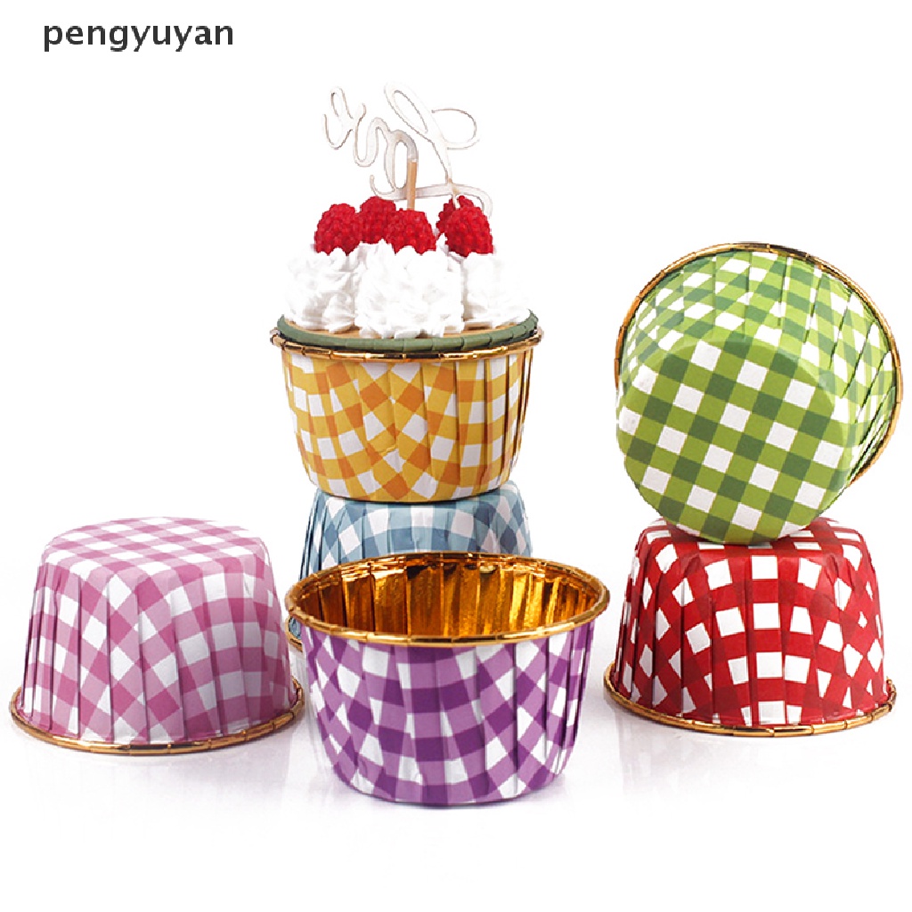 Set 50 Cốc Giấy Làm Bánh cupcake muffin Tiện Dụng