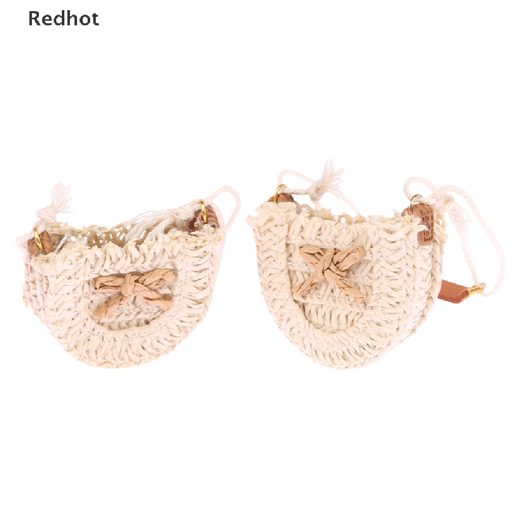 Túi Rơm Đeo Chéo Trang Trí Nhà Búp Bê Tỉ Lệ 1 / 12