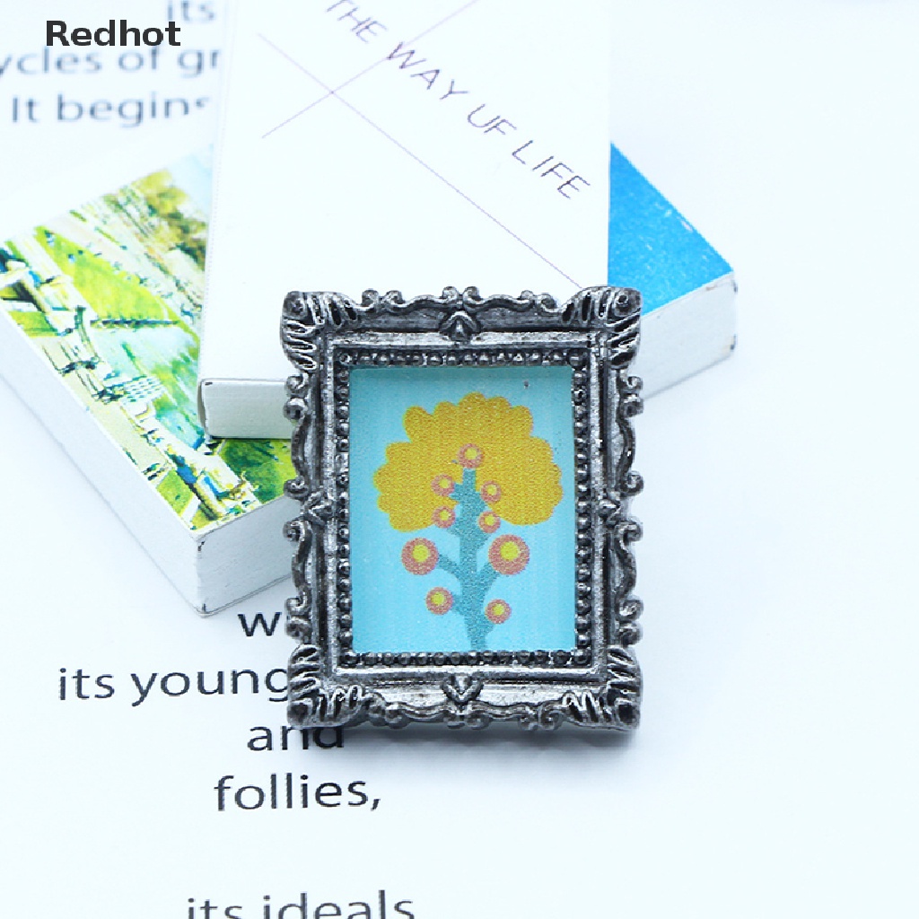 &lt; Redhot &gt; Miếng Dán Tường Trang Trí Nội Thất Nhà Búp Bê